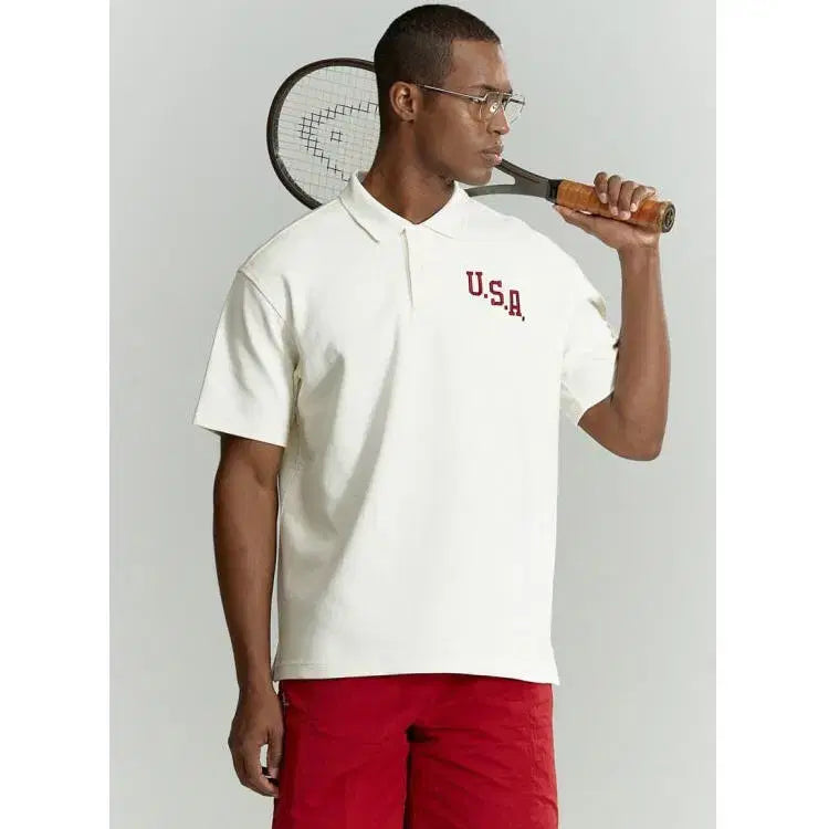 [BUNJANG] HEAD 24SS Oversized USA Heritage T-Shirt - Size 105 / 헤드) 24ss 오버핏 USA 헤리티지 반팔 -105