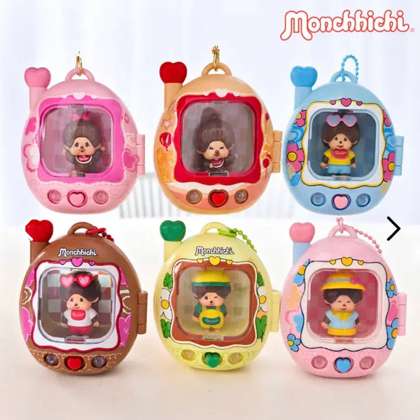 [BUNJANG] Monchhichi Tamagotchi Keychain / 몬치치 다마고치 키링