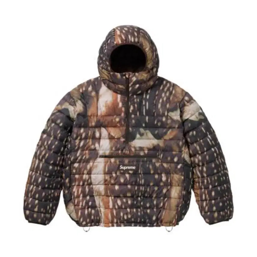 [BUNJANG] Supreme Micro Down Half Zip Deer L / 슈프림 마이크로 다운 하프 집 디어