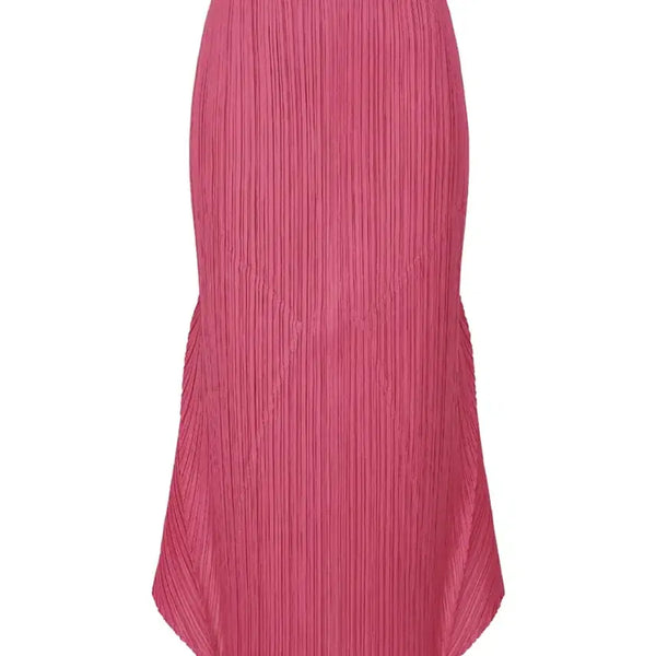 [BUNJANG] Pleats Please Issey Miyake Seeker Bottom 2 Skirt Bright Pink / 플리츠플리즈 씨커 보텀 2 스커트 브라이트 핑크