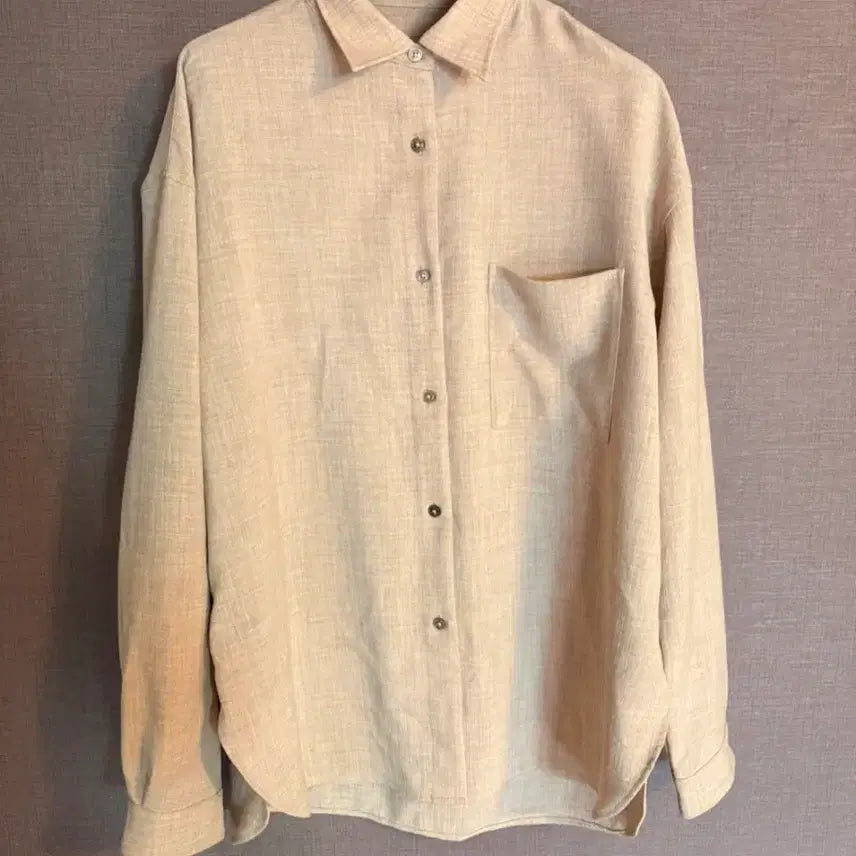 [BUNJANG] JEANASIS Beige Shirt F Size / JEANASIS 베이지 셔츠 Japan