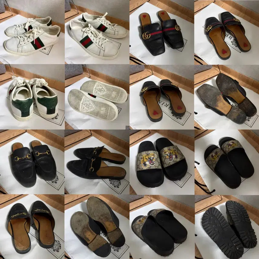 [BUNJANG] Gucci Authentic Shoes Bundle Set (4 Pairs) / 구찌 정품 신발 4켤레 일괄 판매(백화점 매장구매 정품)
