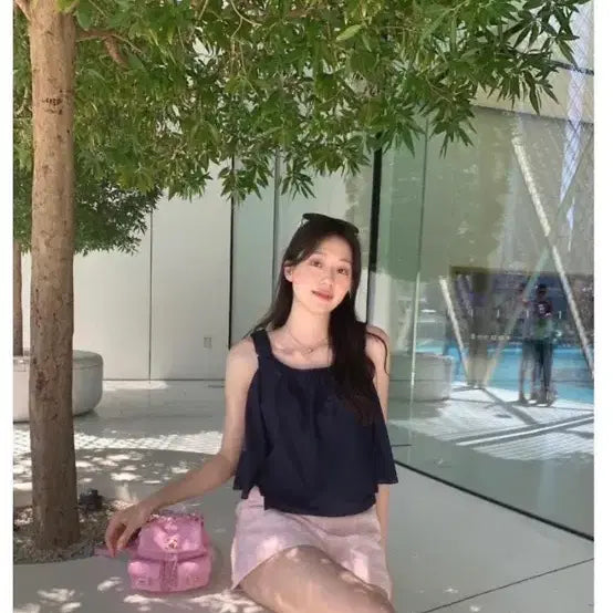 [BUNJANG] Le Plain Sleeveless Top / 르플레인 슬리브리스