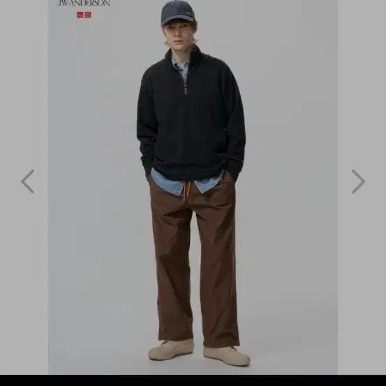 [BUNJANG] Uniqlo JW Anderson Track Pants Brown M / 유니클로 JWA 트랙팬츠 브라운 m