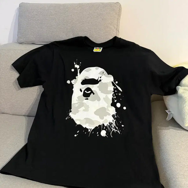 [BUNJANG] BAPE Ginza Special Edition Fluorescent Short Sleeve T-Shirt XL / 베이프 bape 형광 긴자 특별판 반팔 xl