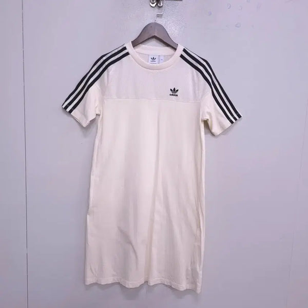 [BUNJANG] Adidas Cotton Short Sleeve Dress XS / 아디다스) 거의새거 순면 반팔 원피스 -XS