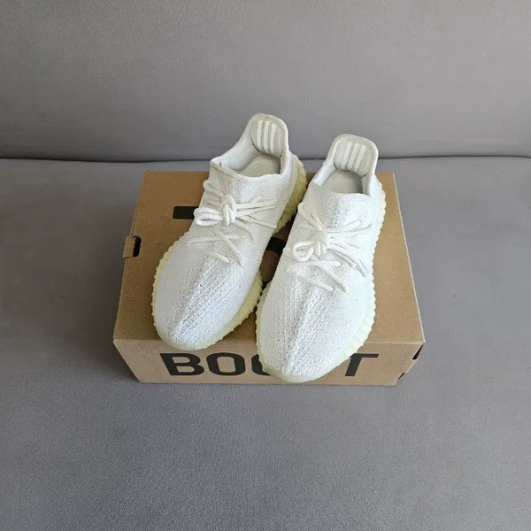 [BUNJANG] Adidas Yeezy Boost 350 V2 Cream White / [245]이지부스트 350v2 크림 화이트 트리플 화이트