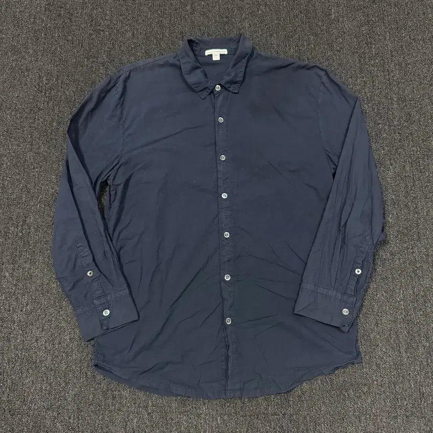 [BUNJANG] James Perse Navy Shirt / 제임스 펄스 네이비 셔츠