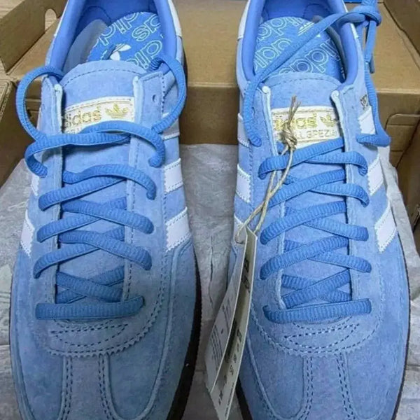 [BUNJANG] Adidas Spezial Handball Light Blue Suede Sneakers 260 / 아디다스 스페지알 핸드볼 라이트 블루 260