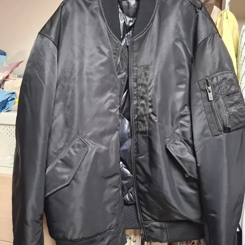 [BUNJANG] Uniqlo x Jil Sander MA-1 Jacket Black / [L] 초판 유니클로 x 질샌더 MA1 블랙