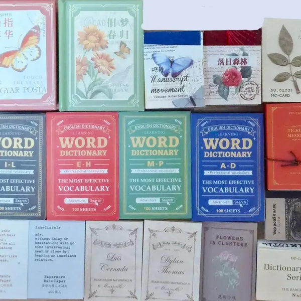 [BUNJANG] Vintage Dakku Mini Book Set (17 Volumes) / 빈티지 다꾸 미니북 17권