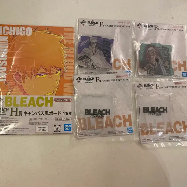 [BUNJANG] Bleach Ichiban Kuji F Prize Acrylic Stand Set (4 Types, Sealed) / 4종일괄 블리치 이치방쿠지 F상 아크릴 스탠드 미개봉