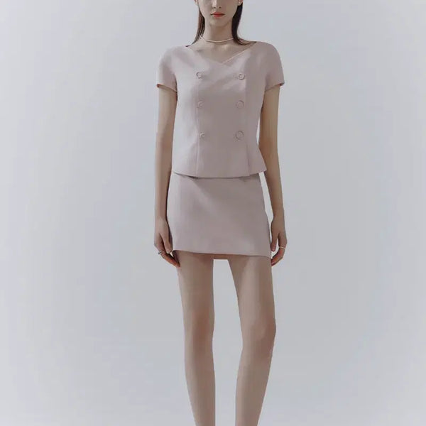[BUNJANG] IVANA HELSINKI Kest Jacket Skirt Set / 이바나헬싱키 케스트 자켓 스커트 셋업