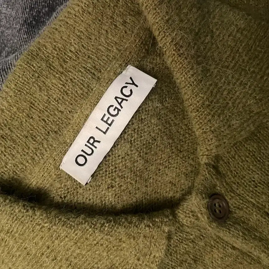 [BUNJANG] Our Legacy Evening Polo Fuzzy Alpaca Army Olive / 아워레가시 이브닝 폴로 퍼지 알파카 아미 올리브 48