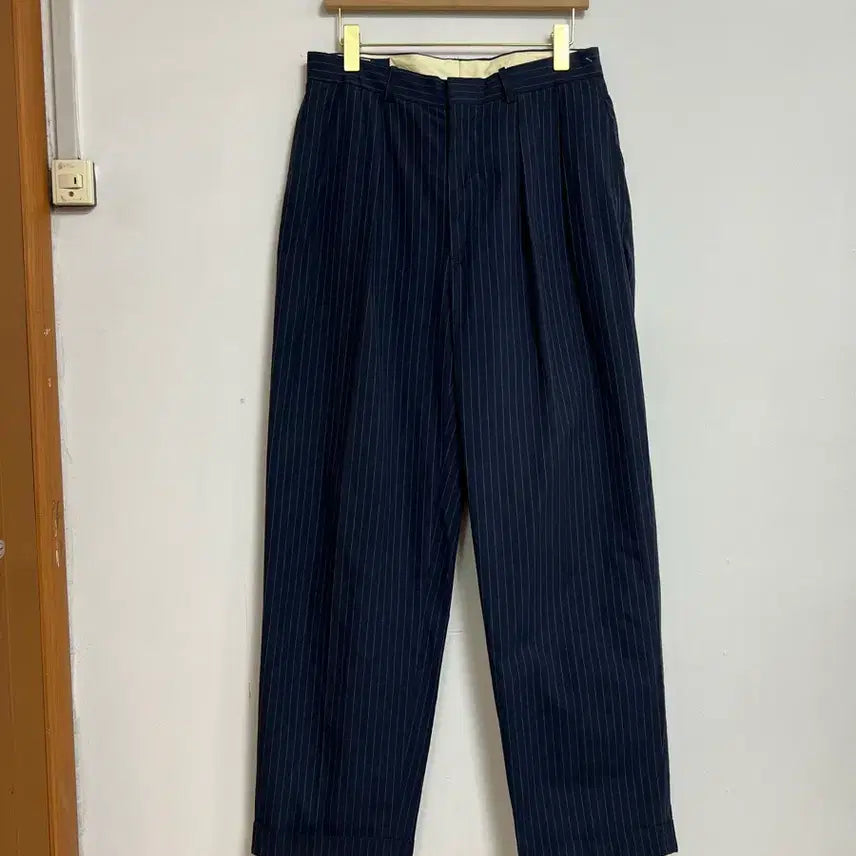 [BUNJANG] Polo Ralph Lauren Striped Pants Navy 30inch / 폴로 랄프로렌 스트라이프 팬츠