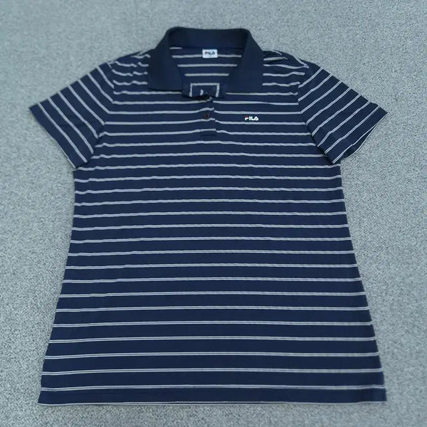 [BUNJANG] Fila Half-Sleeve Collared T-Shirt / 100 휠라 반팔 카라티 | 0727C20