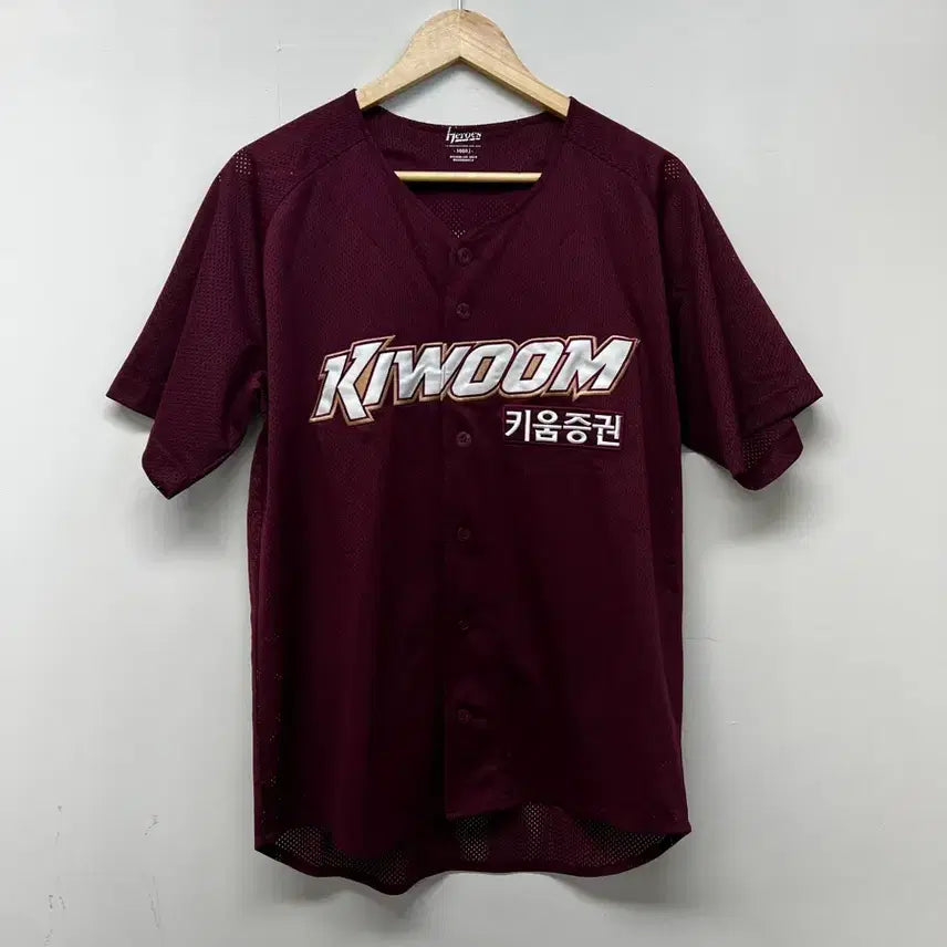 [BUNJANG] Kiwoom Heroes Park Jun-tae Marked Jersey (L) / 키움 히어로즈 박준태 선수 마킹 유니폼 100(L)