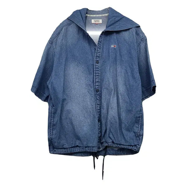 [BUNJANG] Tommy Jeans Vintage Denim Jacket / 타미 진스 빈티지 후드 데님 자켓 S