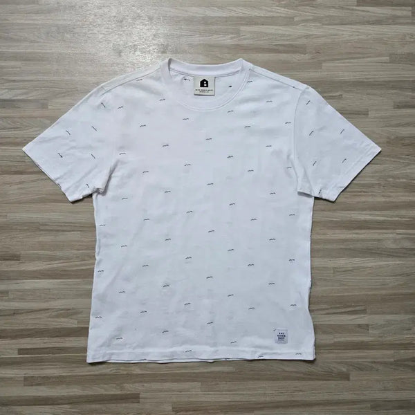 [BUNJANG] Bike Repair Shop Women's White Short Sleeve T-Shirt (Size 95) / 여95) 바이크리페어샵 반팔 티셔츠 화이트
