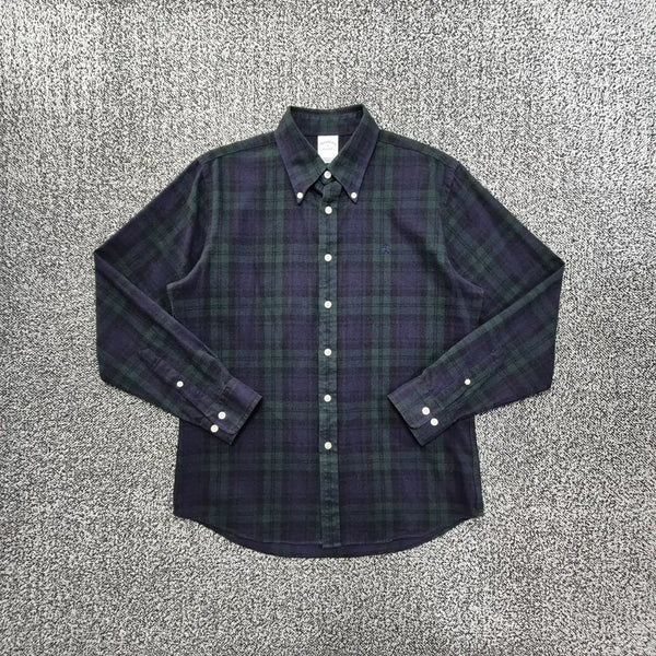 [BUNJANG] Vintage Brooks Brothers Black Watch Tartan Flannel Shirt / 빈티지9. 브룩스 브라더스 블랙와치 타탄체크 플란넬 셔츠