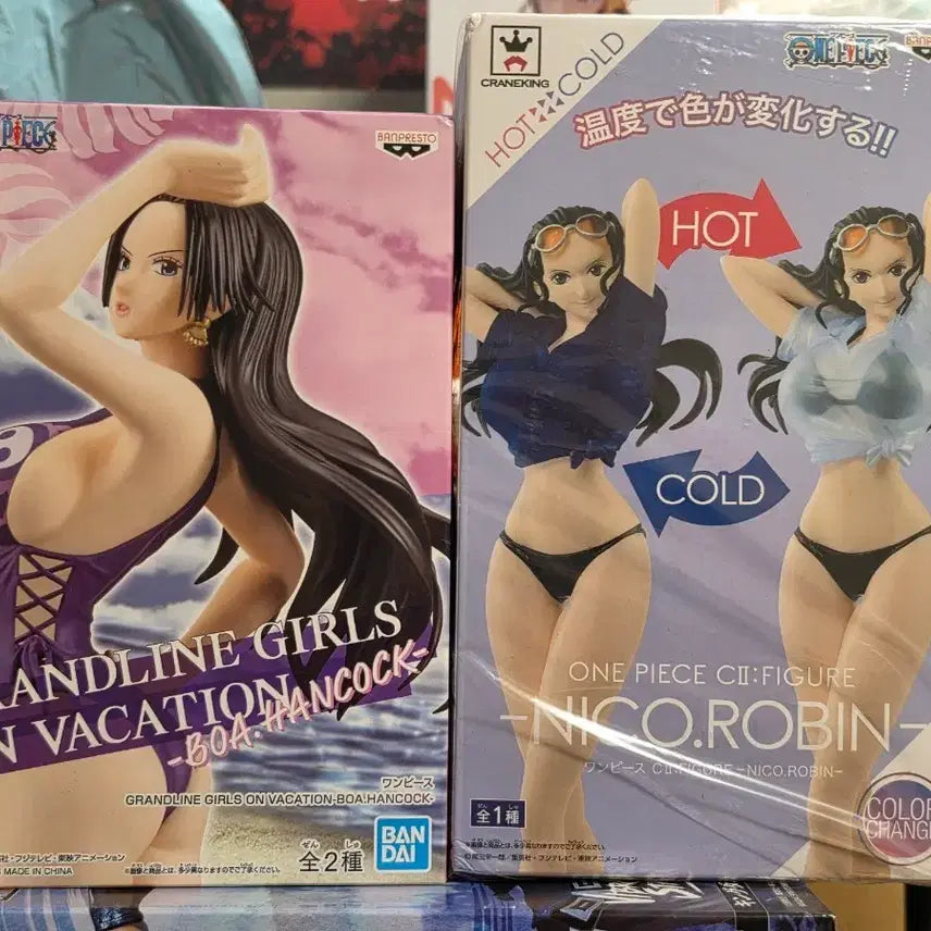[BUNJANG] One Piece Grandline Girls Boa Hancock & Nico Robin Figure Set / 원피스 그랜드라인 걸즈 보아 핸콕 피규어 / 니코 로빈 피규어