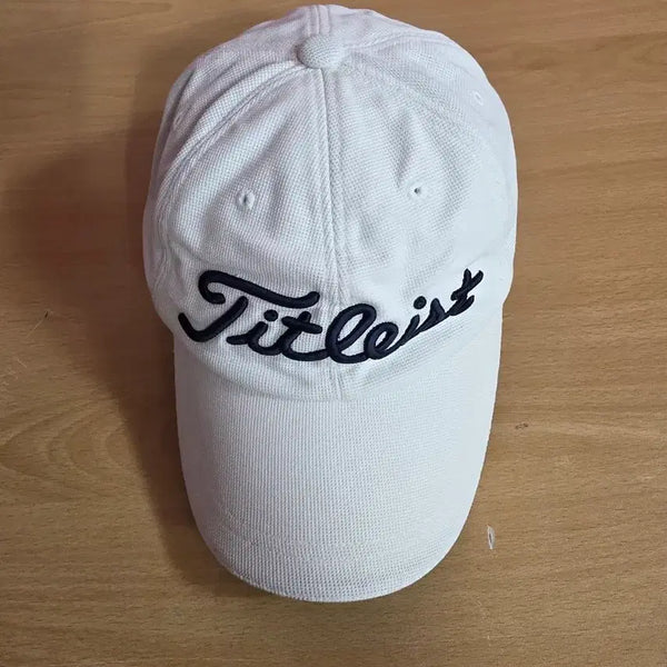 [BUNJANG] Titleist Golf Cap White One Size / 타이틀리스트 골프 모자 화이트  프리사이즈