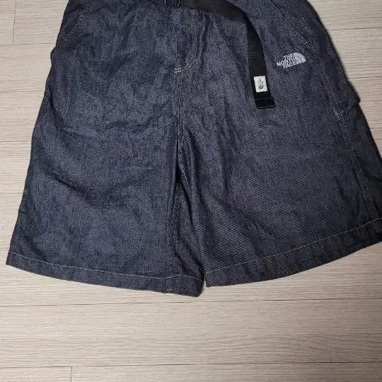[BUNJANG] The North Face Denim Shorts Belt Set 28 Inch / 노스페이스 데님 반바지 벨트 세트 28인치