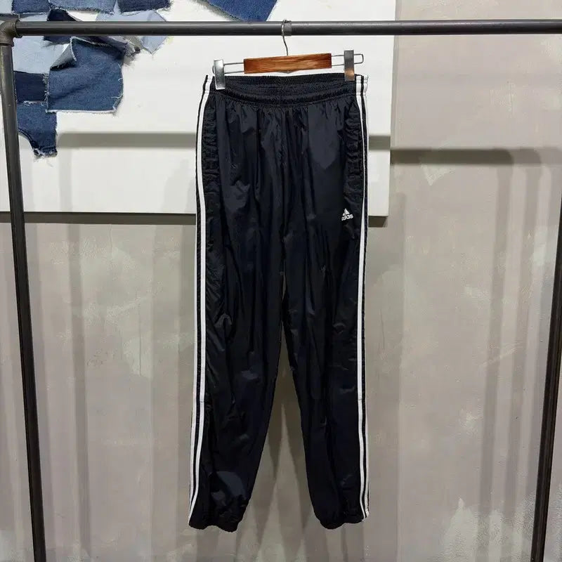 [BUNJANG] Adidas Woven Nylon Banding Jogger Pants / (28~30인치) 아디다스 우븐 나일론 밴딩 조거팬츠 운동바지