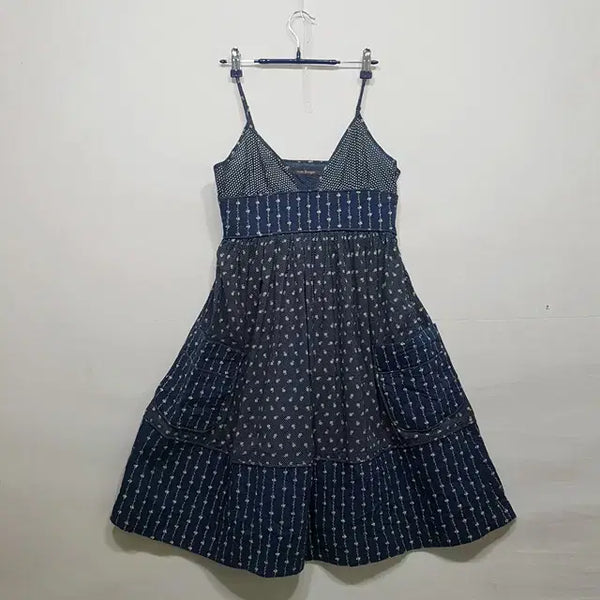 [BUNJANG] Mimi Roger Quilted Dress Navy / mimi roger 퀼팅 원피스 네이비