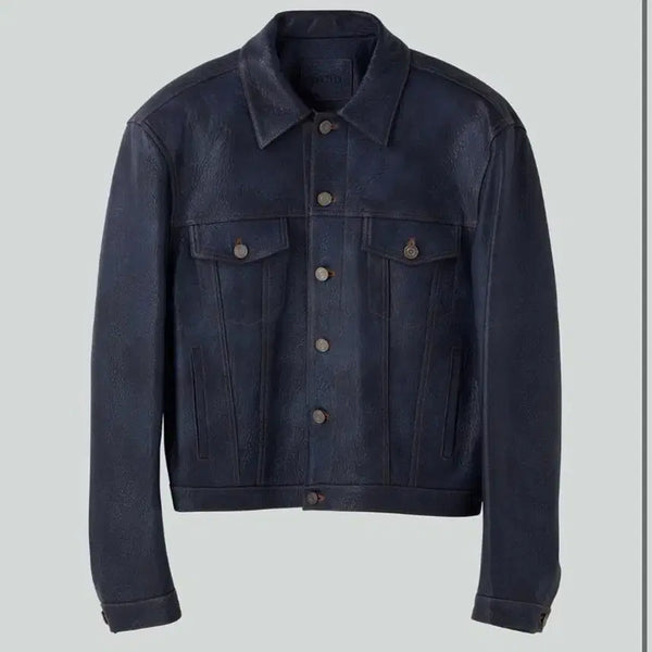[BUNJANG] Recto Effect Denim Leather Bag / 구매) 렉토 이펙트 데님레더 S