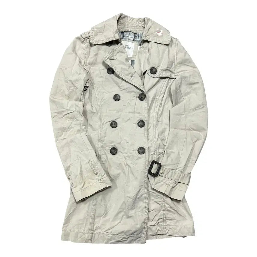 [BUNJANG] H&M L.O.G.G Double Trench Coat / (만원 빈티지) H&M 에이치엔엠 L.O.G.G 더블 트렌치코트
