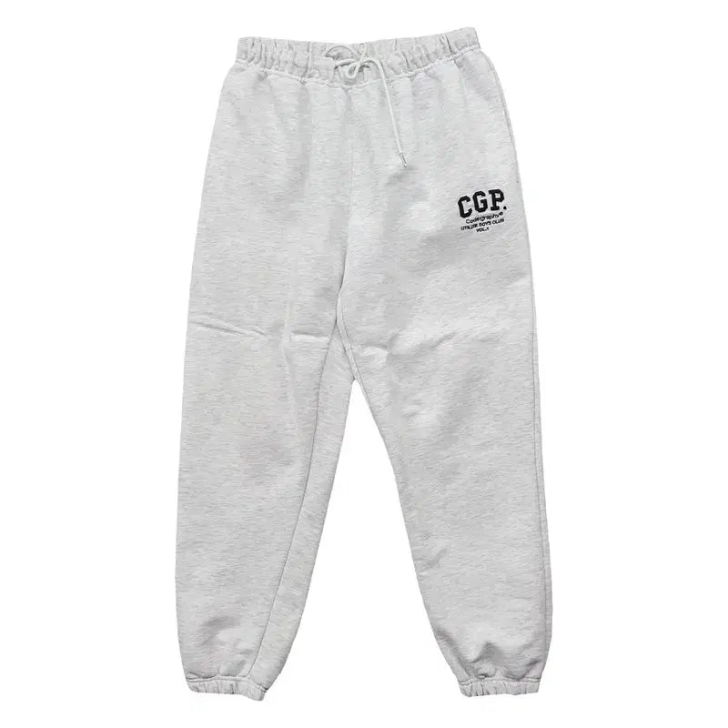 [BUNJANG] Code Graphy Light Grey Logo Jogger Pants L / 코드그라피 라이트 그레이 로고 조거팬츠 L SIZE