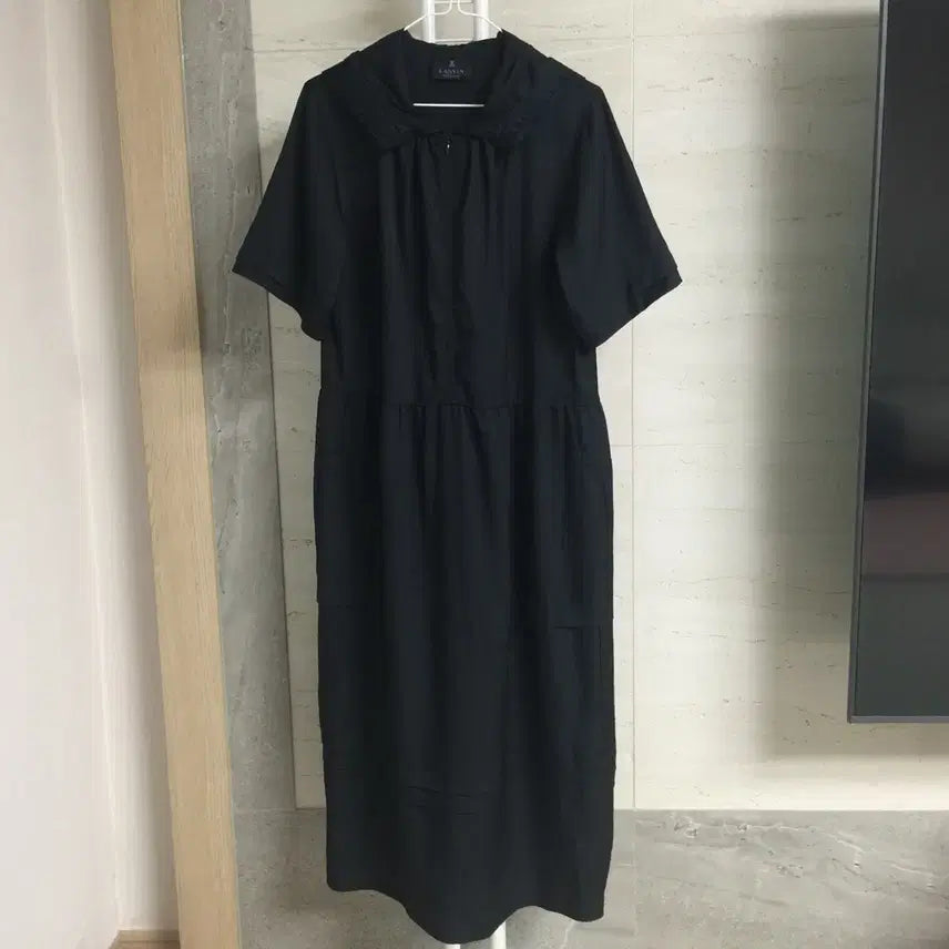 [BUNJANG] LANVI Hooded Pocket Long Dress / LANVI  랑방 후드 포켓 롱 원피스 66