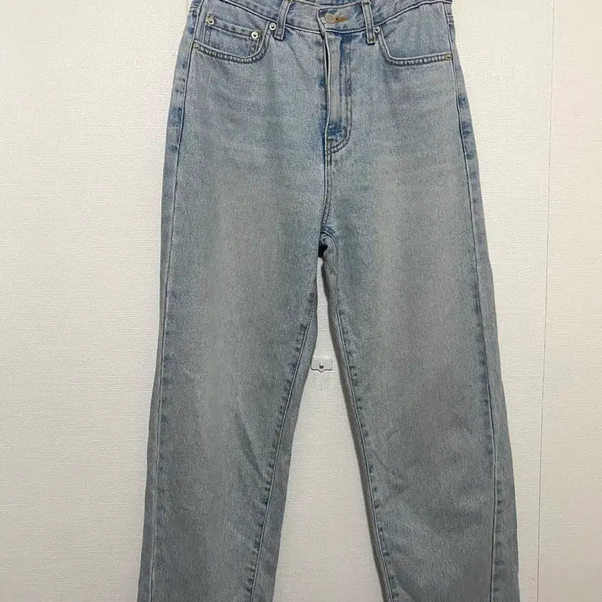 [BUNJANG] Dunst Light Wash Straight Leg Denim Pants / Dunst의 연청 일자 데님 팬츠