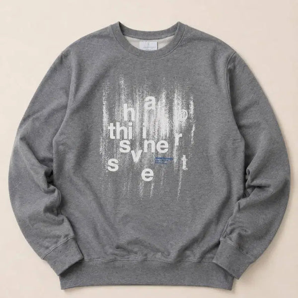 [BUNJANG] Thisisneverthat Gray Sweatshirt M / Thisisneverthat 디네뎃 그레이 맨투맨