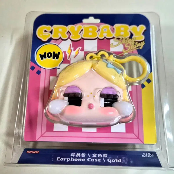 [BUNJANG] POP MART CryBaby Earphone Case Gold / 팝마트 크라이베이비 이어폰 케이스