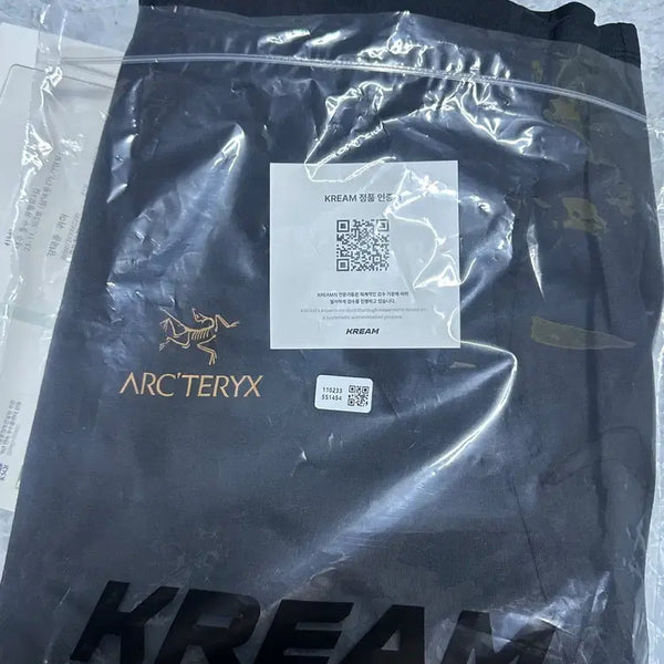 [BUNJANG] Arc'teryx Kragg SL Cotton Bird Word T-shirt Black / L) 아크테릭스 크래그 SL 코튼 버드 워드 티셔츠 블랙