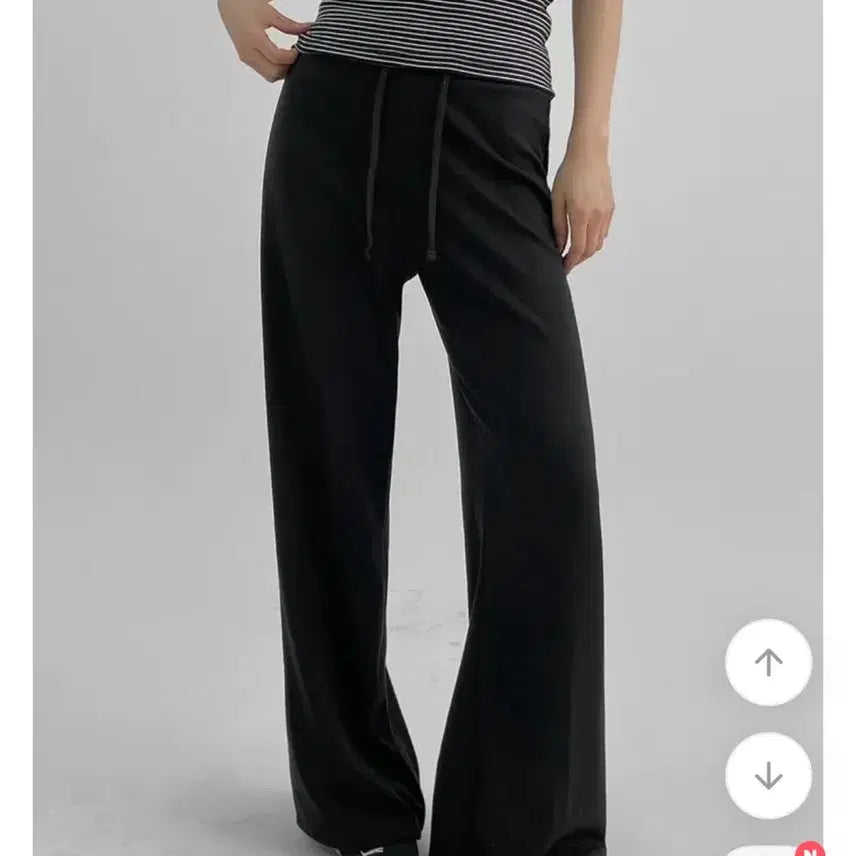 [BUNJANG] Black Up Semi Bootcut Banding Pants / 블랙업 메이드 트레이닝팬츠