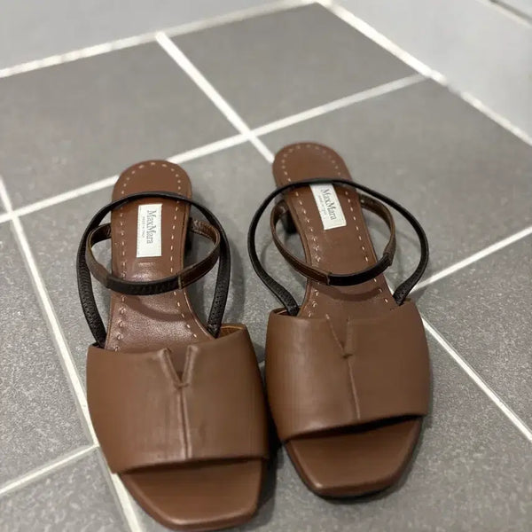 [BUNJANG] Max Mara Leather Sandals / 정품)막스마라 샌들