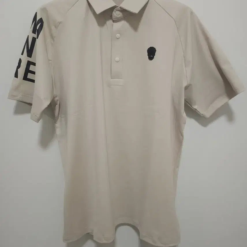 [BUNJANG] Amazing Golf Wear Short Sleeve Polo Shirt Beige / 어메이징  반팔 카라티 베이지 (새상품)