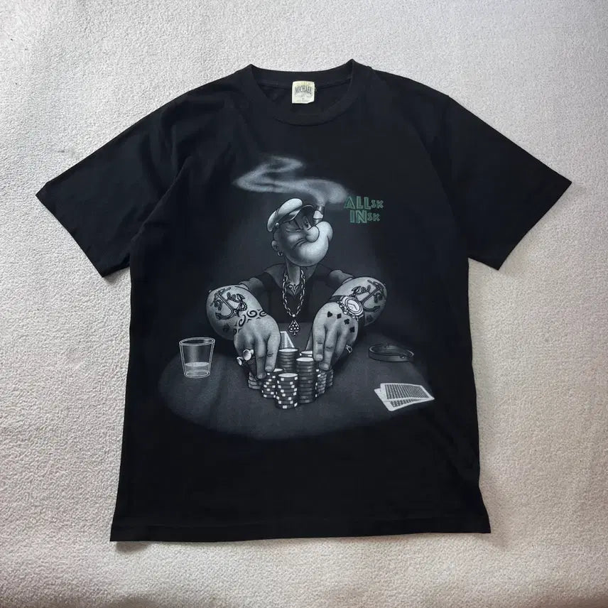 [BUNJANG] American Vintage Popeye Graphic T-Shirt / 100 아메리칸 빈티지 뽀빠이 반팔 티셔츠 #269