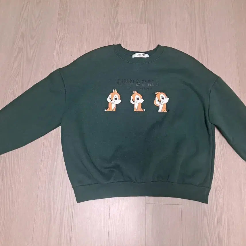 [BUNJANG] Chip 'n Dale Squirrel Long Sleeve Sweatshirt / 귀여운 다람쥐 긴팔 맨투맨 (칩앤데일)