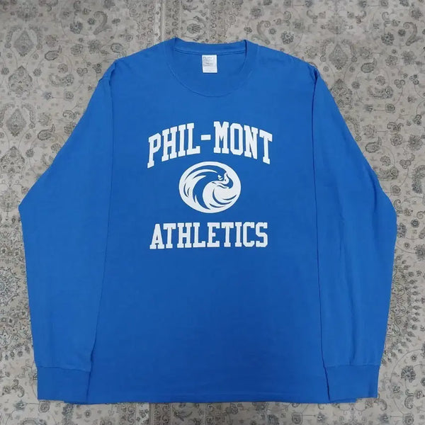 [BUNJANG] Port & Company Filmont Athletics Long Sleeve T-Shirt (Size L) / 포트앤 컴포니 필몬트 애슬레틱스 긴팔티 L