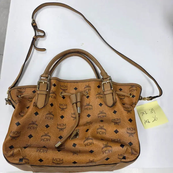 [BUNJANG] MCM Visetos Shoulder Tote Bag Brown / MCM  비세토 무네 숄더백 토트백 브라운
