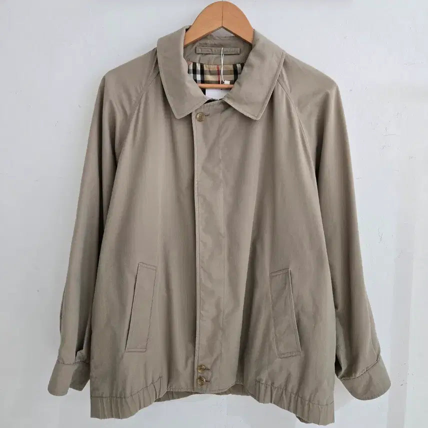 [BUNJANG] Burberry Beige Polyester Cotton Blend Jacket / 버버리 자켓