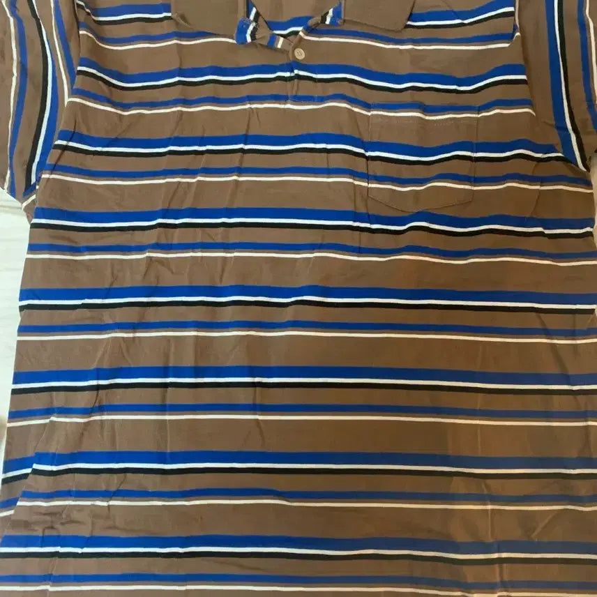 [BUNJANG] PIERCE Border Polo T-Shirt M / 피어스 보더카라티 m