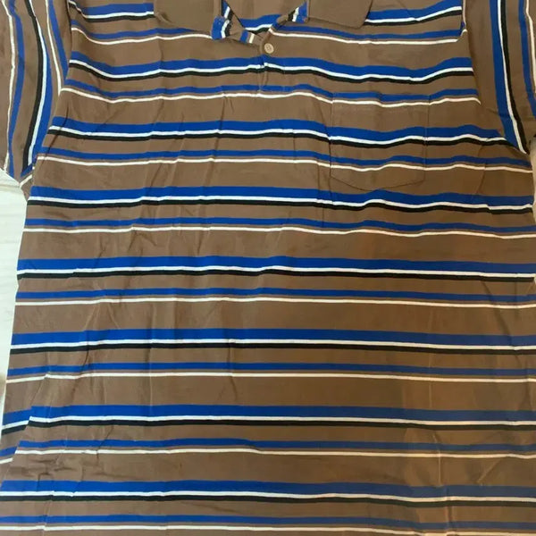 [BUNJANG] PIERCE Border Polo T-Shirt M / 피어스 보더카라티 m
