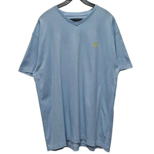 [BUNJANG] Polo V-Neck Short Sleeve T-Shirt Size M / 폴로 v넥 반팔티