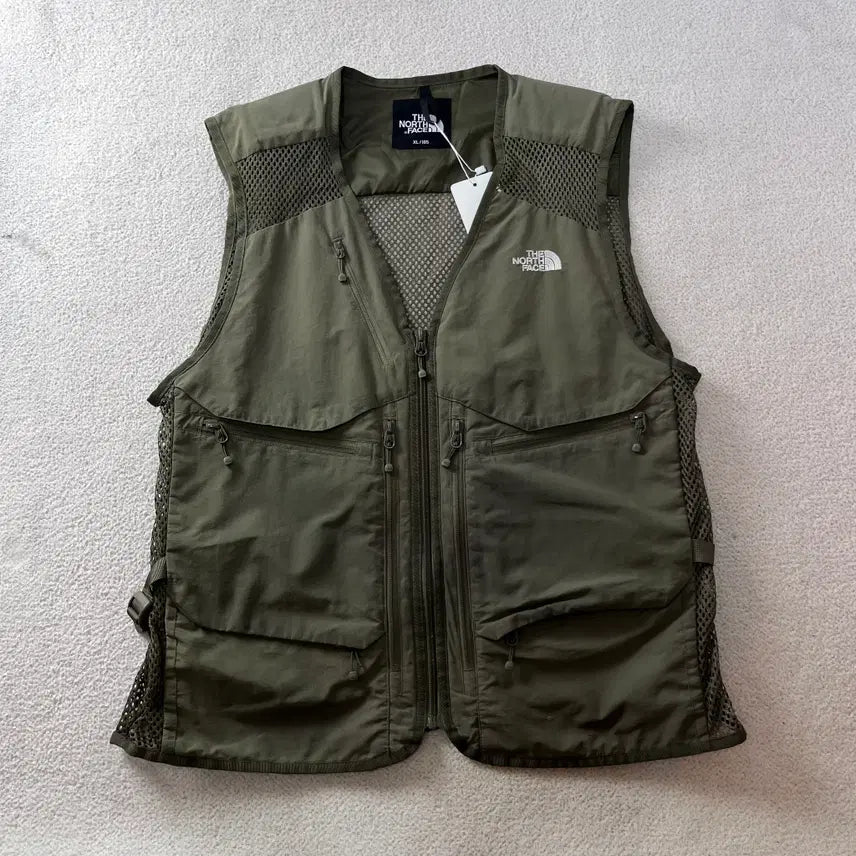 [BUNJANG] The North Face Gear Mesh Gorpcore Vest Olive / 100 노스페이스 기어 메쉬 고프코어 올리브 베스트 #270