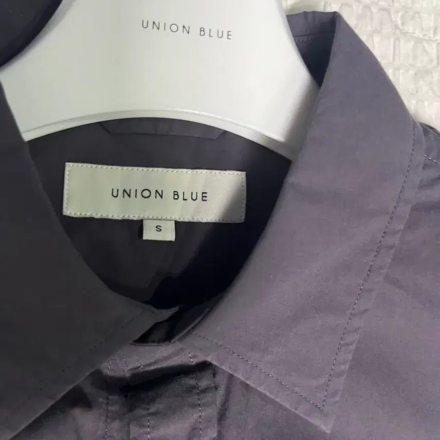 [BUNJANG] UNIONBLUE Editor Shirt Purple Gray S / 유니온블루 EDITOR SHIRT[PURPLR GLAY] S